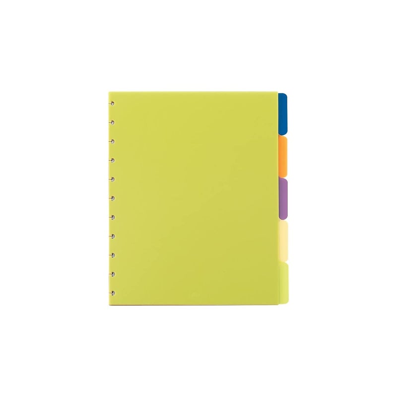 Staples? Arc Notebook Poly Index Dividers, Letter-Sized, Assorted Colors, Set of 5 - Image 1